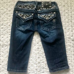 Miss Me girls size 10 Capri jeans